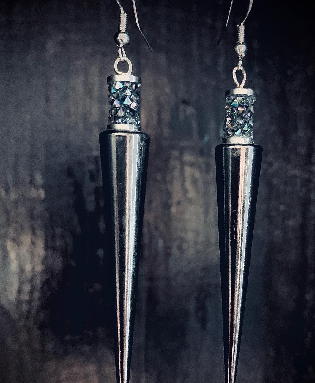 Jackie Earrings with Swarovski Crystals