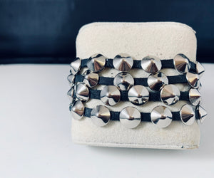 Versatile Spike Wrap Bracelet or Necklace