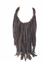 Load image into Gallery viewer, Woven &#39;Bib Style&#39; Leather Necklace